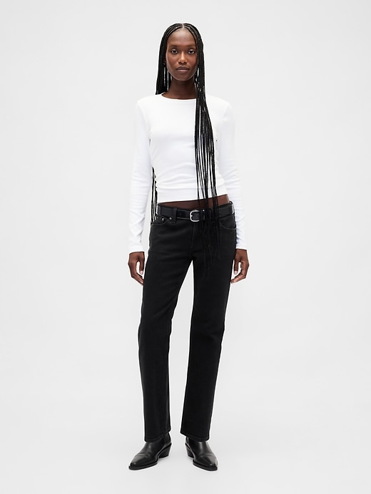 Image number 1 showing, Low Rise '90s Slim Straight Jeans