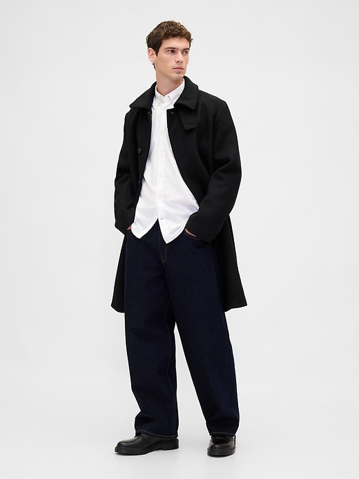 Image number 2 showing, Wool-Blend Car Coat