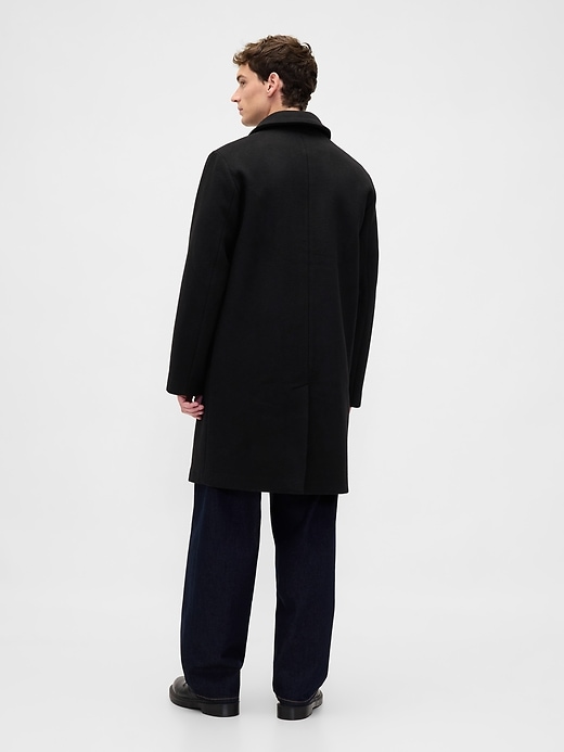 Image number 3 showing, Wool-Blend Car Coat