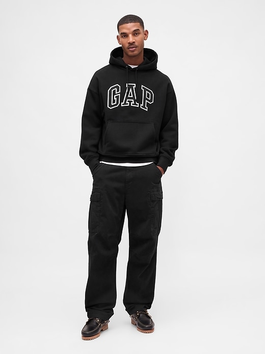 Image number 2 showing, Extra Heavyweight French Terry Oversized Logo Hoodie