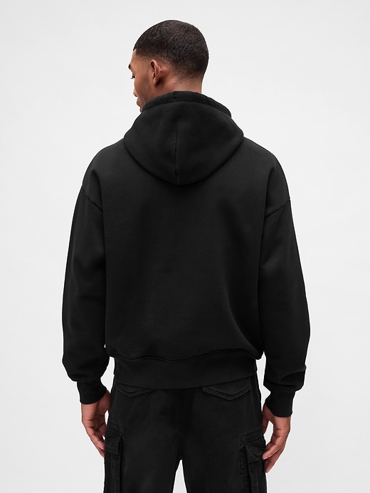 Image number 3 showing, Extra Heavyweight French Terry Oversized Logo Hoodie