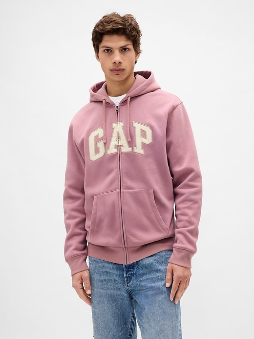 Image number 1 showing, Adult VintageSoft Arch Logo Full-Zip Hoodie