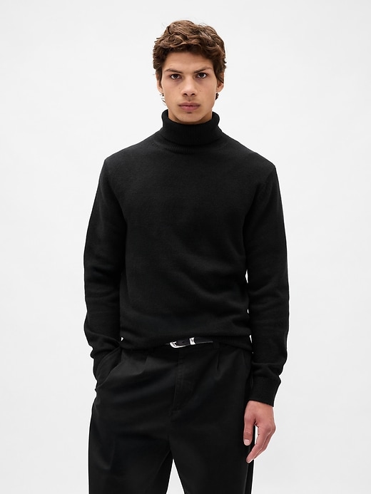Image number 1 showing, CashSoft Turtleneck Sweater