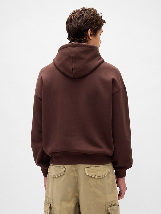 Image number 3 showing, Extra Heavyweight French Terry Oversized Logo Hoodie