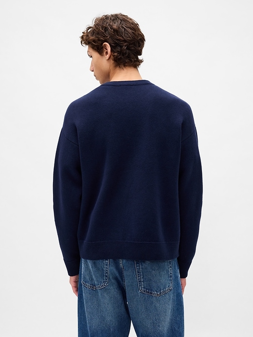 Image number 3 showing, Heavyweight CashSoft Crewneck Sweater