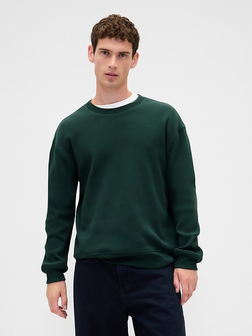 Image number 1 showing, Heavyweight Thermal Oversized T-Shirt