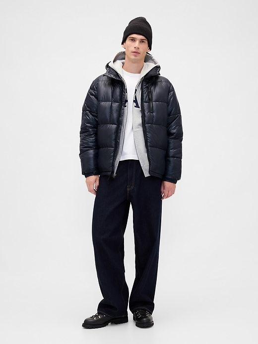 Image number 2 showing, Recycled Heavyweight Puffer Jacket