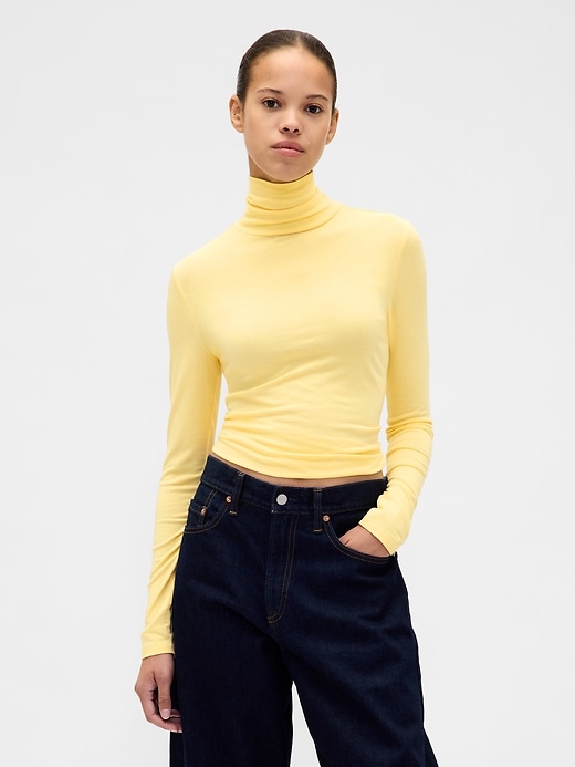 Image number 1 showing, Featherweight Turtleneck