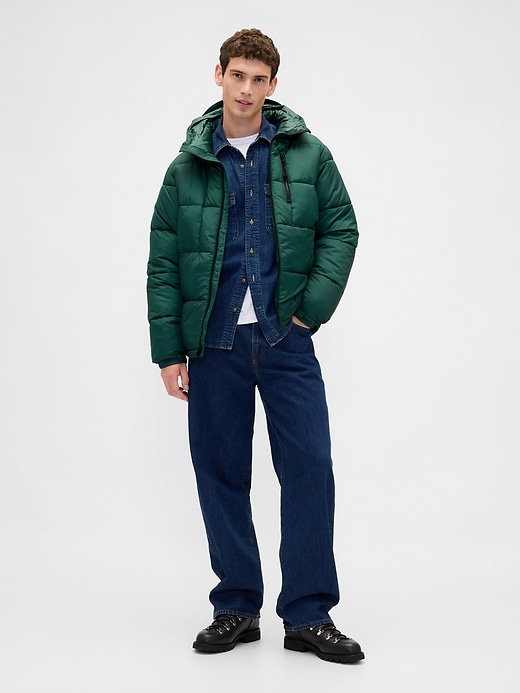 Image number 2 showing, Recycled Heavyweight Puffer Jacket