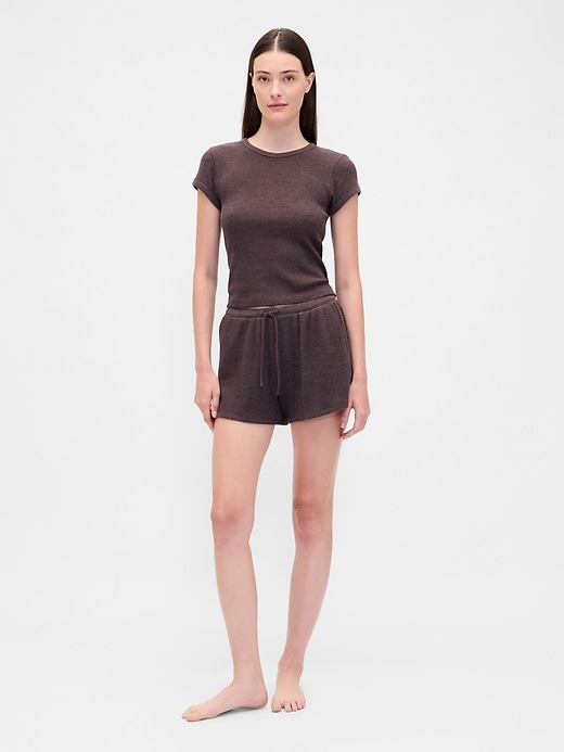 Image number 1 showing, Waffle PJ Shorts