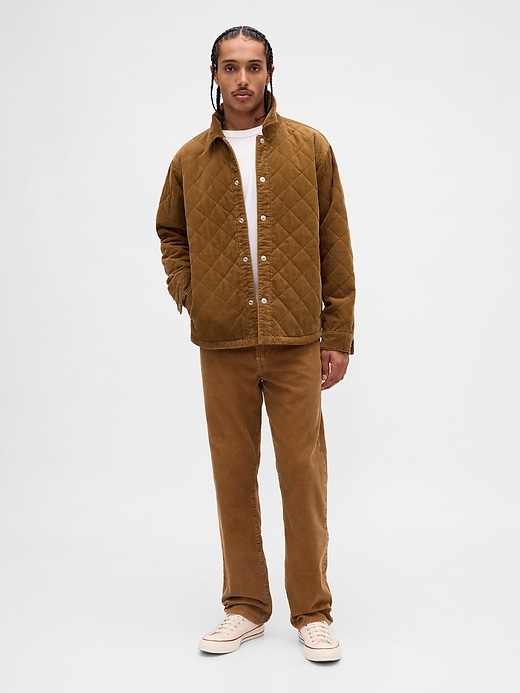 Image number 1 showing, Corduroy Relaxed Straight Pants