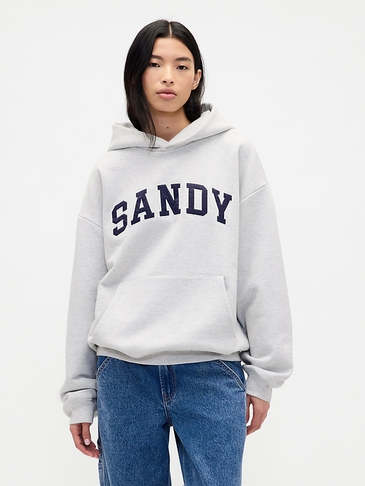 Image number 1 showing, Gap × Sandy Liang Adult Extra Heavyweight Logo Oversized Hoodie