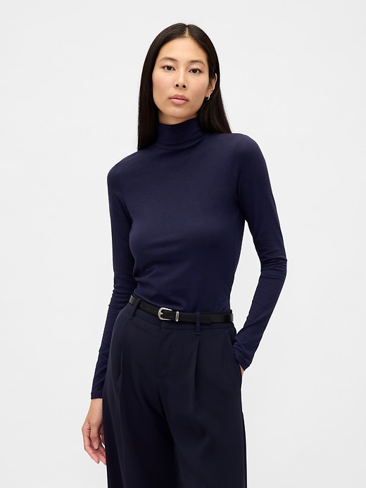 Image number 1 showing, Featherweight Turtleneck