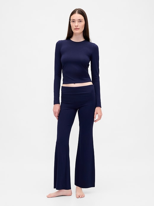Image number 1 showing, Modern Foldover PJ Leggings