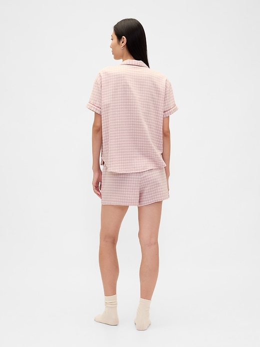 Image number 4 showing, Adult Softest Flannel PJ Short Set