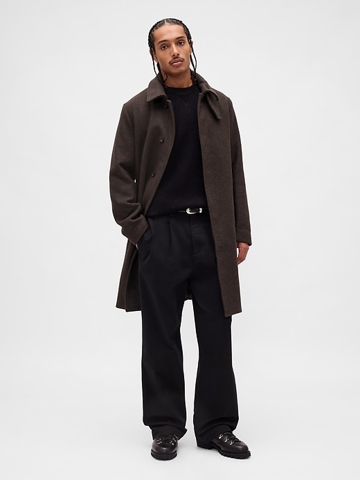 Image number 2 showing, Wool-Blend Car Coat