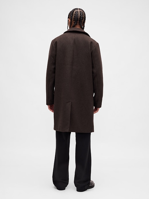 Image number 3 showing, Wool-Blend Car Coat