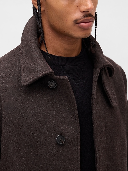 Image number 5 showing, Wool-Blend Car Coat