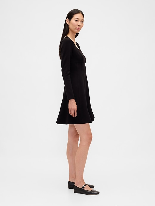 Image number 3 showing, Double Knit Sweetheart Corset Mini Dress