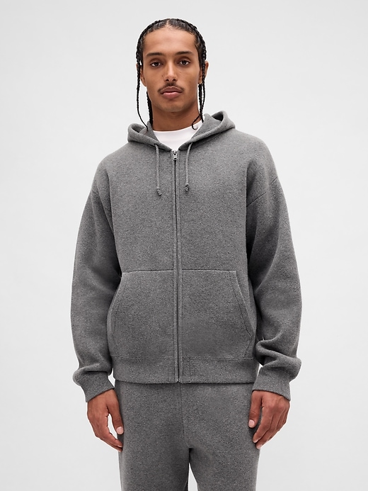 Image number 1 showing, Heavyweight CashSoft Zip Sweater Hoodie