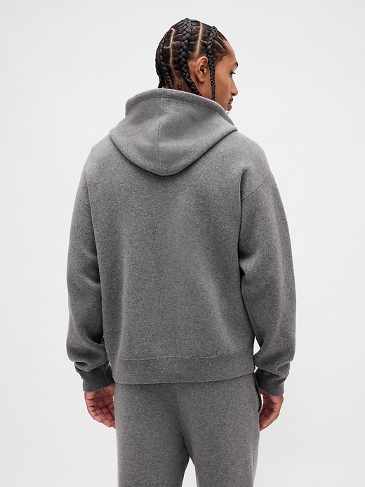 Image number 3 showing, Heavyweight CashSoft Zip Sweater Hoodie
