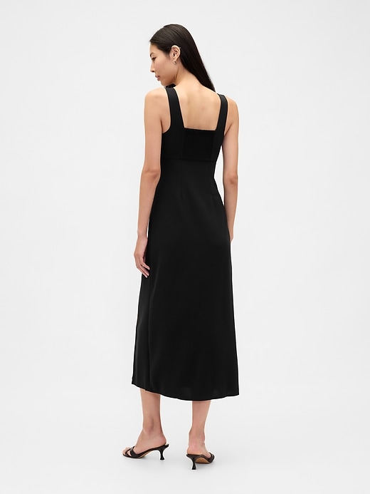 Image number 2 showing, Double Knit Sweetheart Corset Maxi Dress