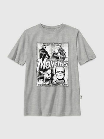 Kids Universal Monsters Graphic T-Shirt