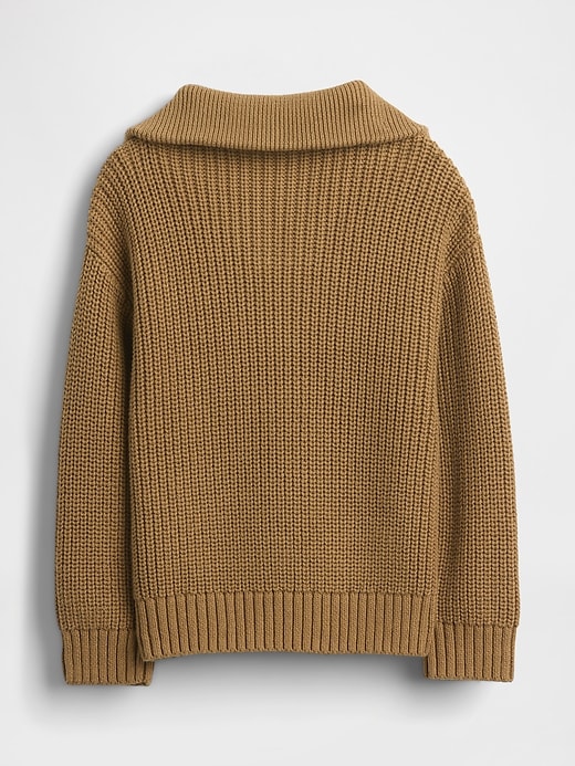 Image number 2 showing, Baby & Toddler Quarter-Zip Sweater