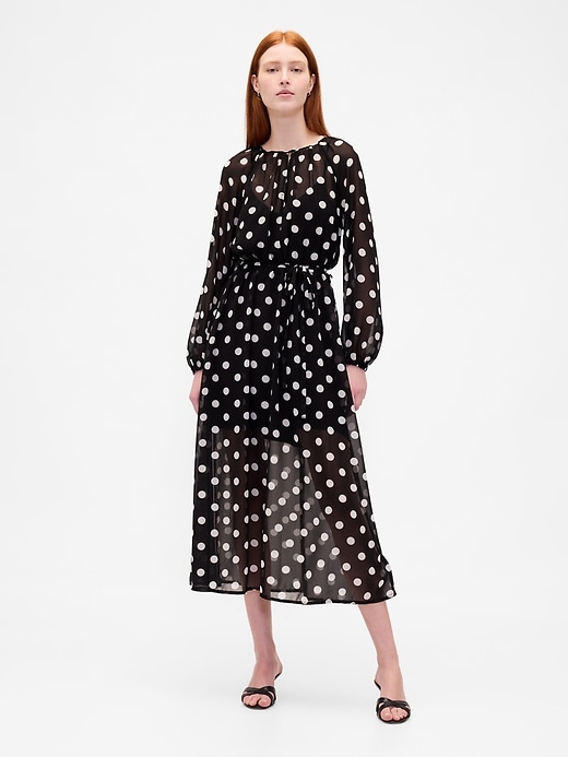 Image number 1 showing, Sheer Maxi Dress