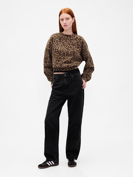 Image number 2 showing, VintageSoft Wedge Crewneck Sweatshirt