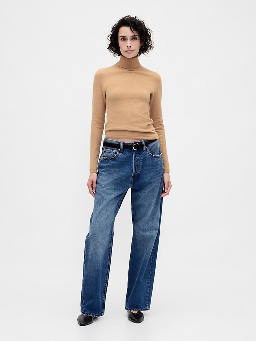 Image number 2 showing, CashSoft Stretch Turtleneck Sweater