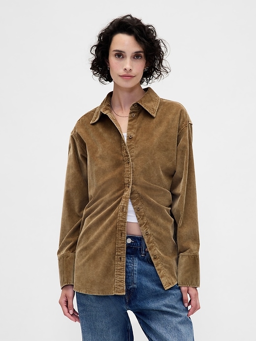 Image number 1 showing, Corduroy Big Shirt