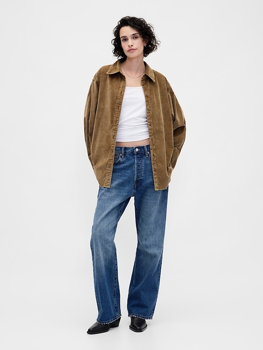 Image number 2 showing, Corduroy Big Shirt