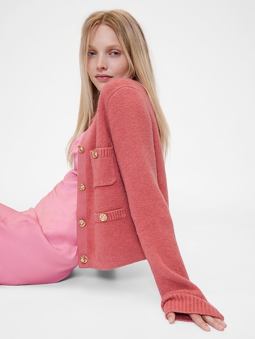 Image number 3 showing, GapStudio Crop Cardigan