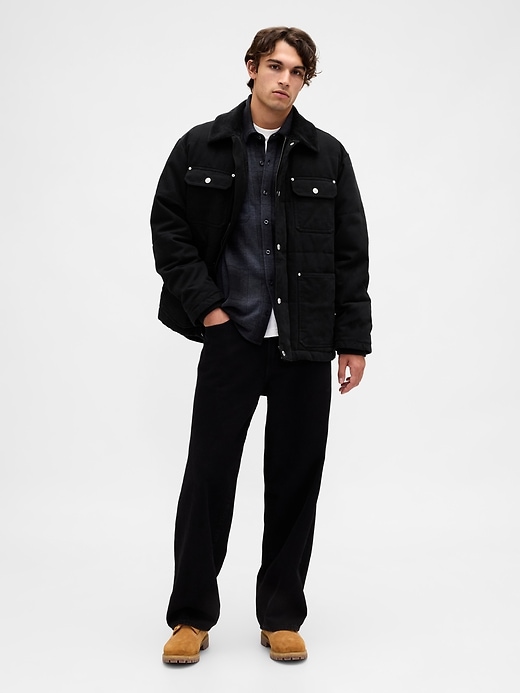 Image number 2 showing, Canvas Puffer Jacket