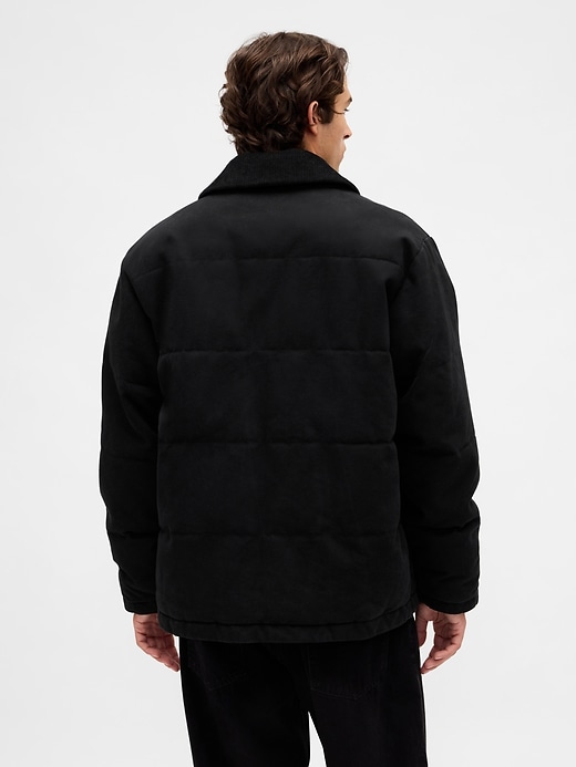 Image number 3 showing, Canvas Puffer Jacket