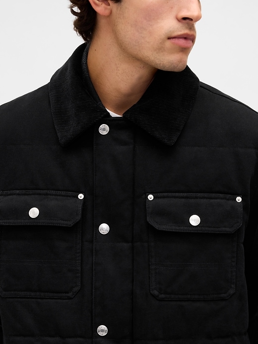 Image number 4 showing, Canvas Puffer Jacket