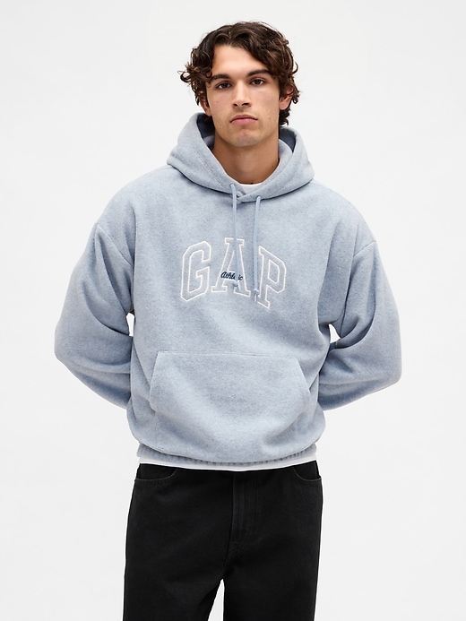 Image number 1 showing, Oversized Athletic Logo Hoodie