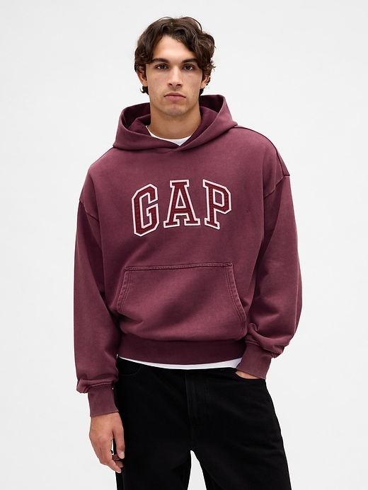 Image number 1 showing, Heavyweight Oversized Logo Hoodie
