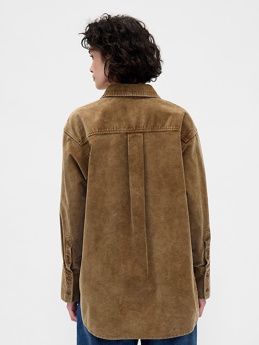 Image number 3 showing, Corduroy Big Shirt