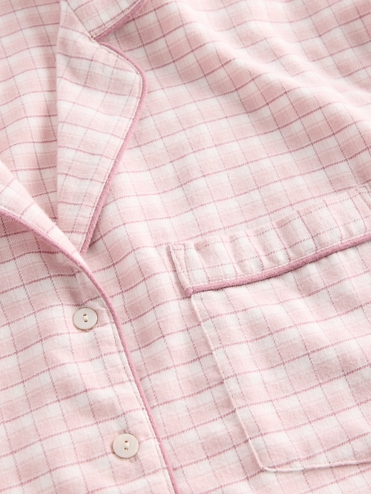 Image number 2 showing, Adult Softest Flannel PJ Short Set