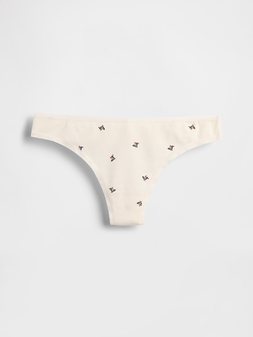 Image number 3 showing, Organic Stretch Cotton Thong