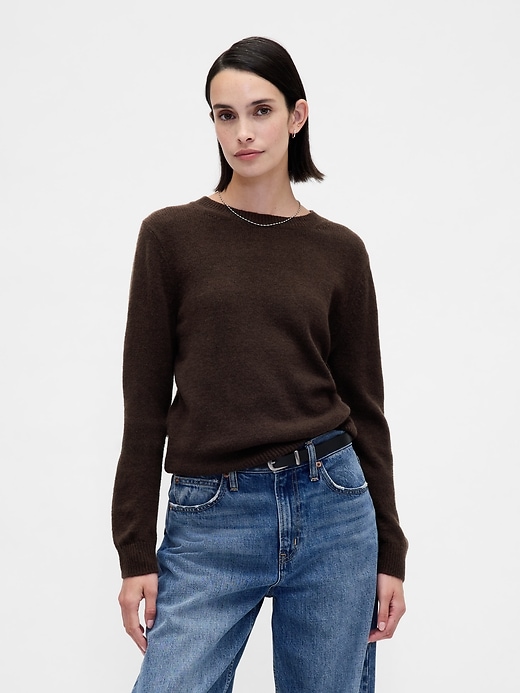 Image number 1 showing, CashSoft Crewneck Sweater