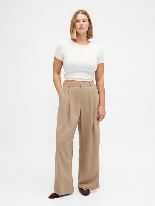 Image number 5 showing, Curvy 365 High Rise Pleated Trousers