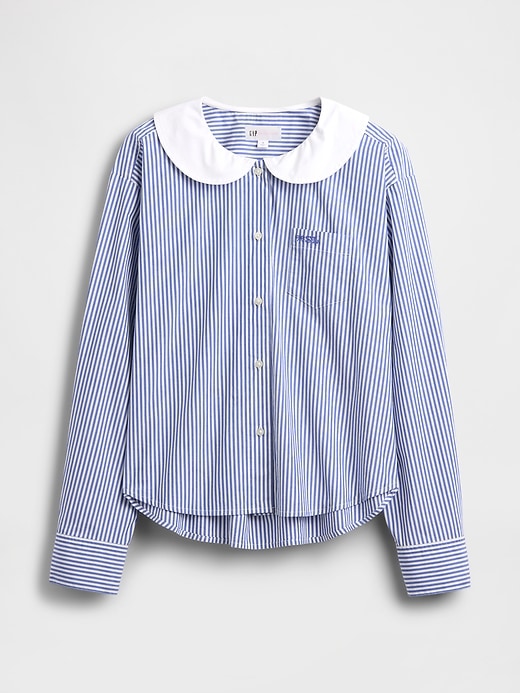 Image number 5 showing, Gap × Sandy Liang Poplin Oversized Shirt