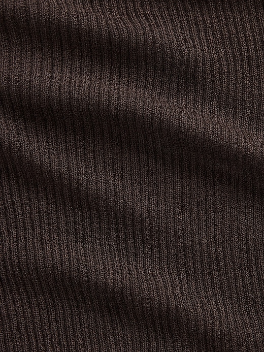 Image number 4 showing, High-Neck Sheer Sweater