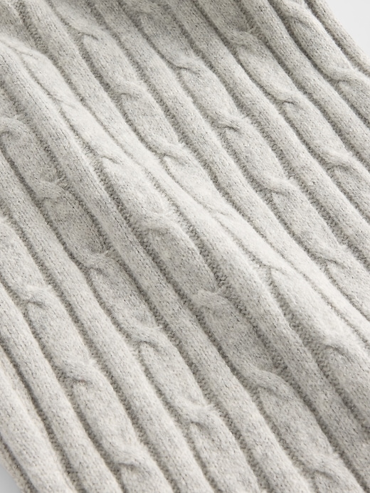 Image number 5 showing, CashSoft Cable-Knit Sweater Pants