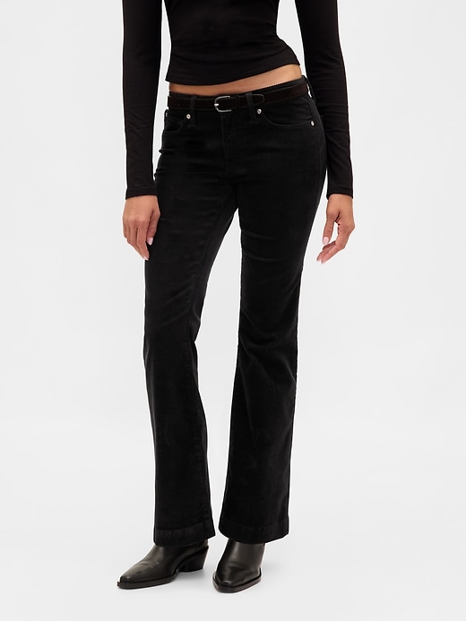 Image number 2 showing, Low Rise Corduroy Long & Lean Pants