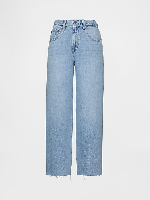 Image number 2 showing, Low Slung Relaxed Crop Jeans