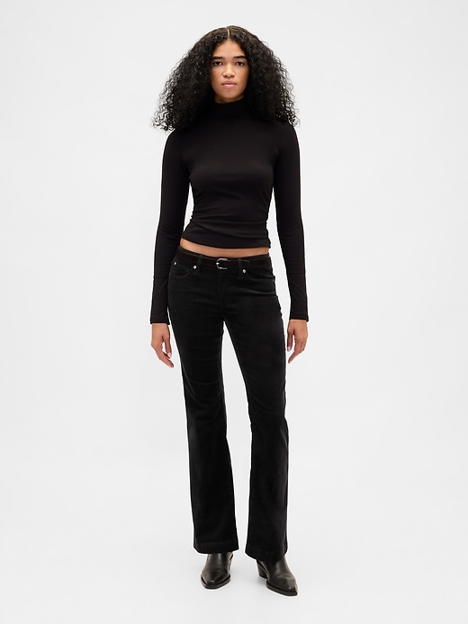 Image number 1 showing, Low Rise Corduroy Long & Lean Pants